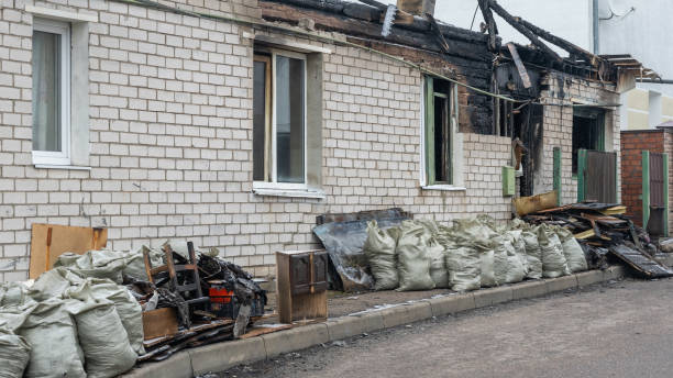 Professional Fire Damage Removal technician working in Milaca, MN